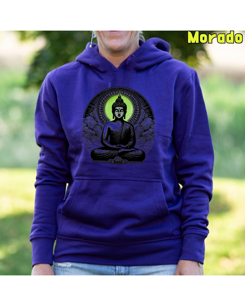 Buda - Sudadera mujer con capucha