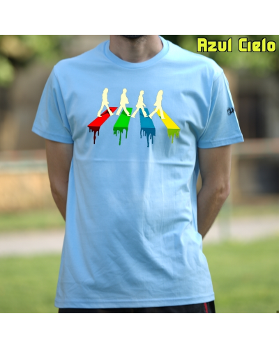 Camiseta Hombre Manga Corta-The Four Negro