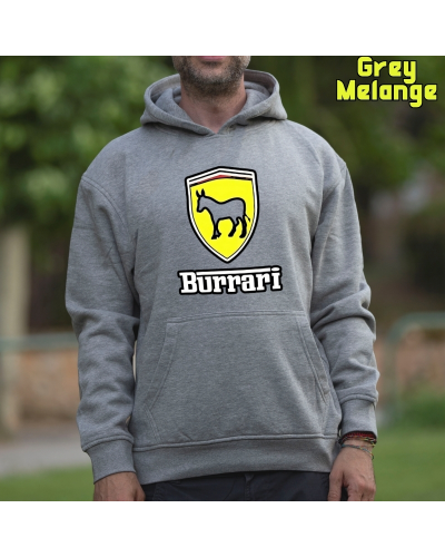 Sudadera hombre con capucha Burrari