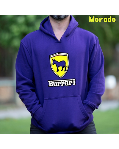 Sudadera hombre con capucha Burrari