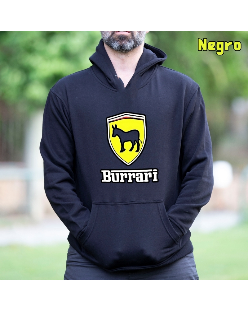 Burrari - Sudadera Hombre Con Capucha