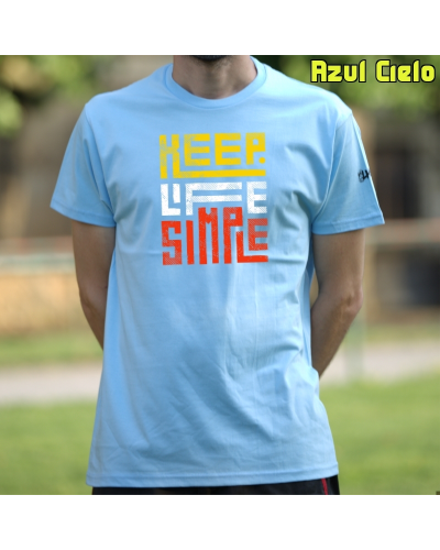 Camiseta hombre manga corta - Keep Live Simple
