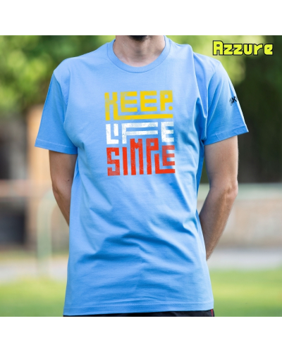 Camiseta hombre manga corta - Keep Live Simple