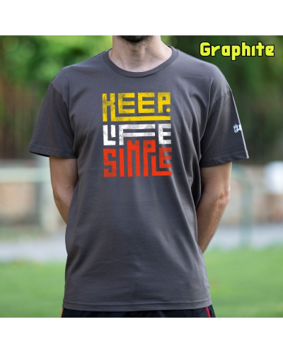 Camiseta hombre manga corta - Keep Live Simple