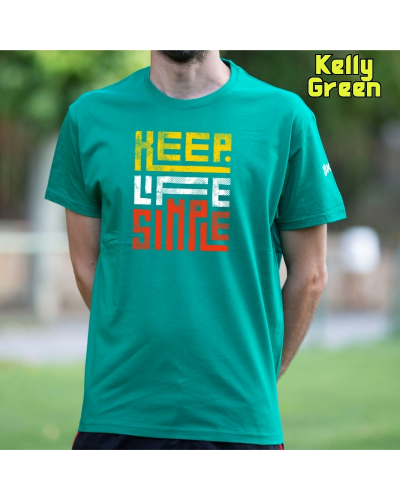 Camiseta hombre manga corta - Keep Live Simple