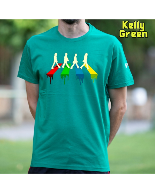 Camiseta Hombre Manga Corta-The Four KellyGreen