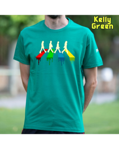 Camiseta Hombre Manga Corta-The Four KellyGreen