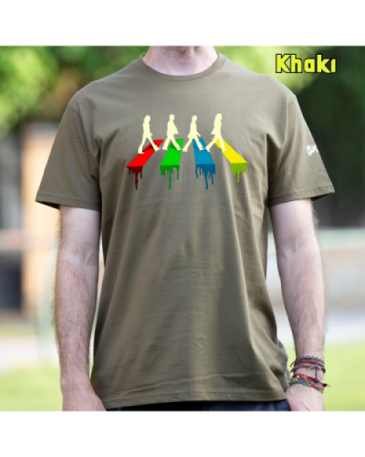 Camiseta Hombre Manga Corta-The Four Khaki