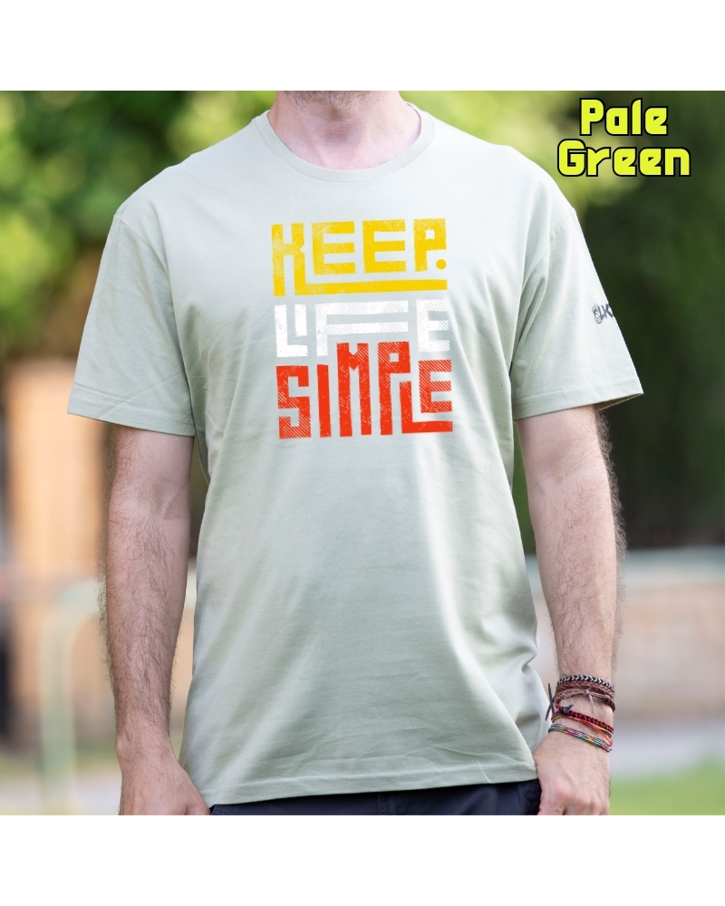 Camiseta hombre manga corta - Keep Live Simple