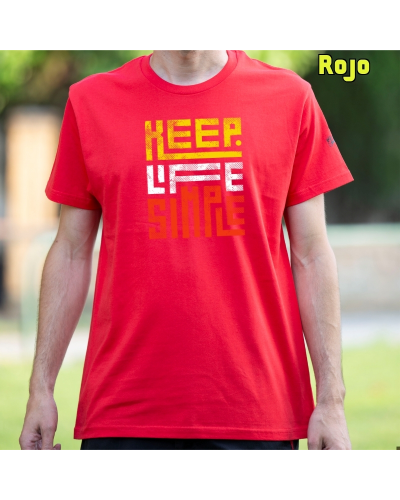 Camiseta hombre manga corta - Keep Live Simple