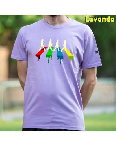 Camiseta Hombre Manga Corta-The Four Negro