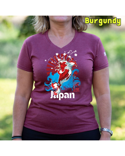 Camiseta Mujer Manga Corta - Red Japan