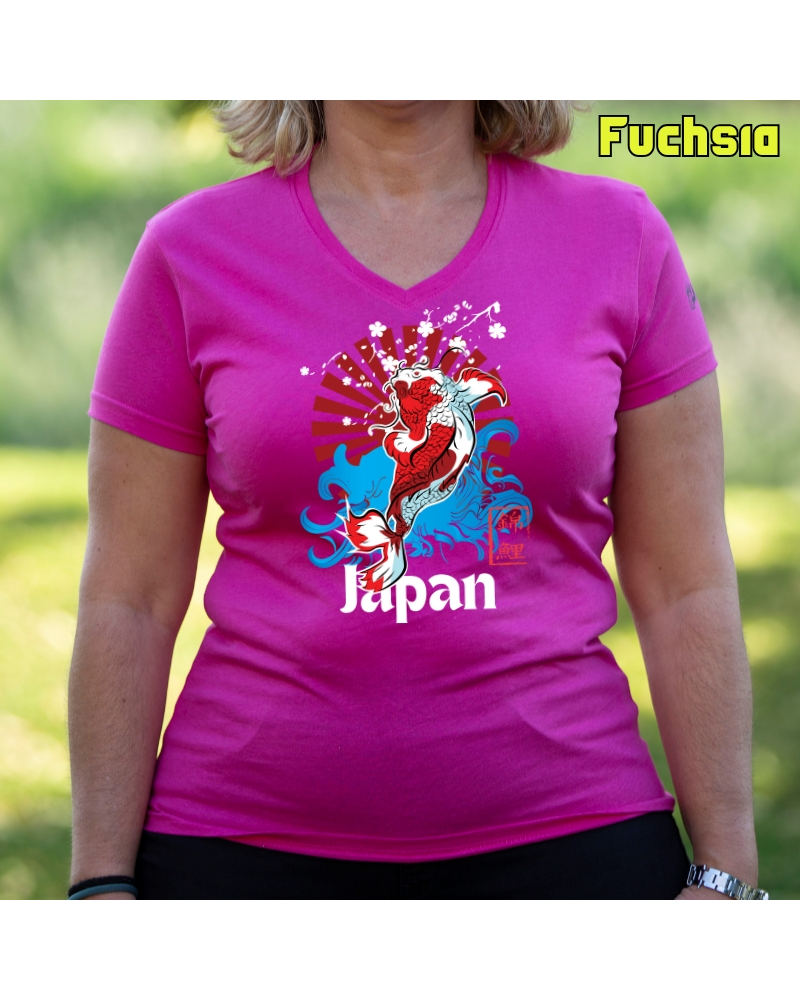 Red Japan - Camiseta Mujer Manga Corta
