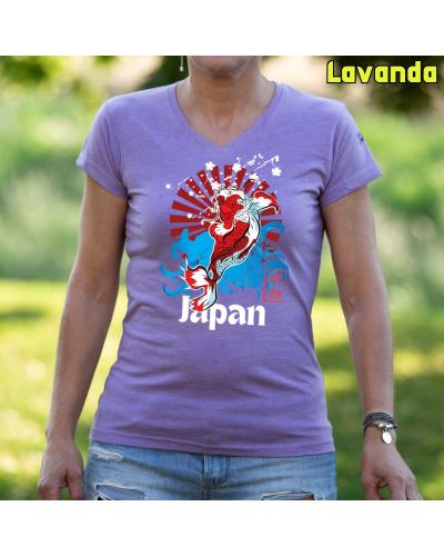 Camiseta Mujer Manga Corta - Red Japan