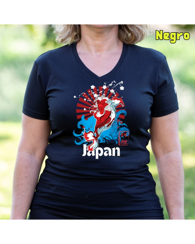 Camiseta Mujer Manga Corta - Red Japan