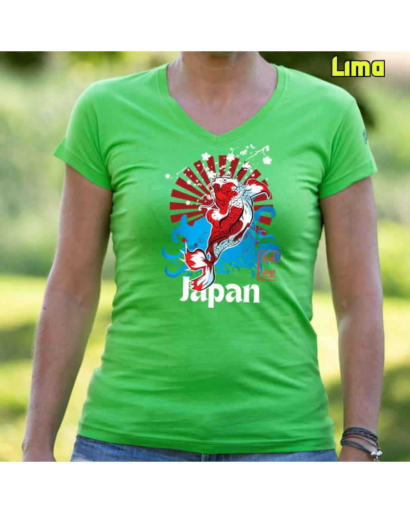 Red Japan - Camiseta Mujer Manga Corta