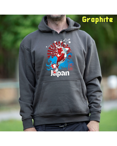 Sudadera hombre con capucha Red Japan