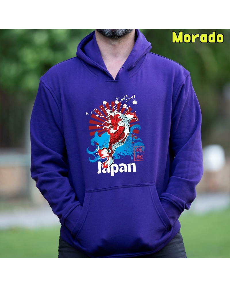 Red Japan - Sudadera Hombre Con Capucha
