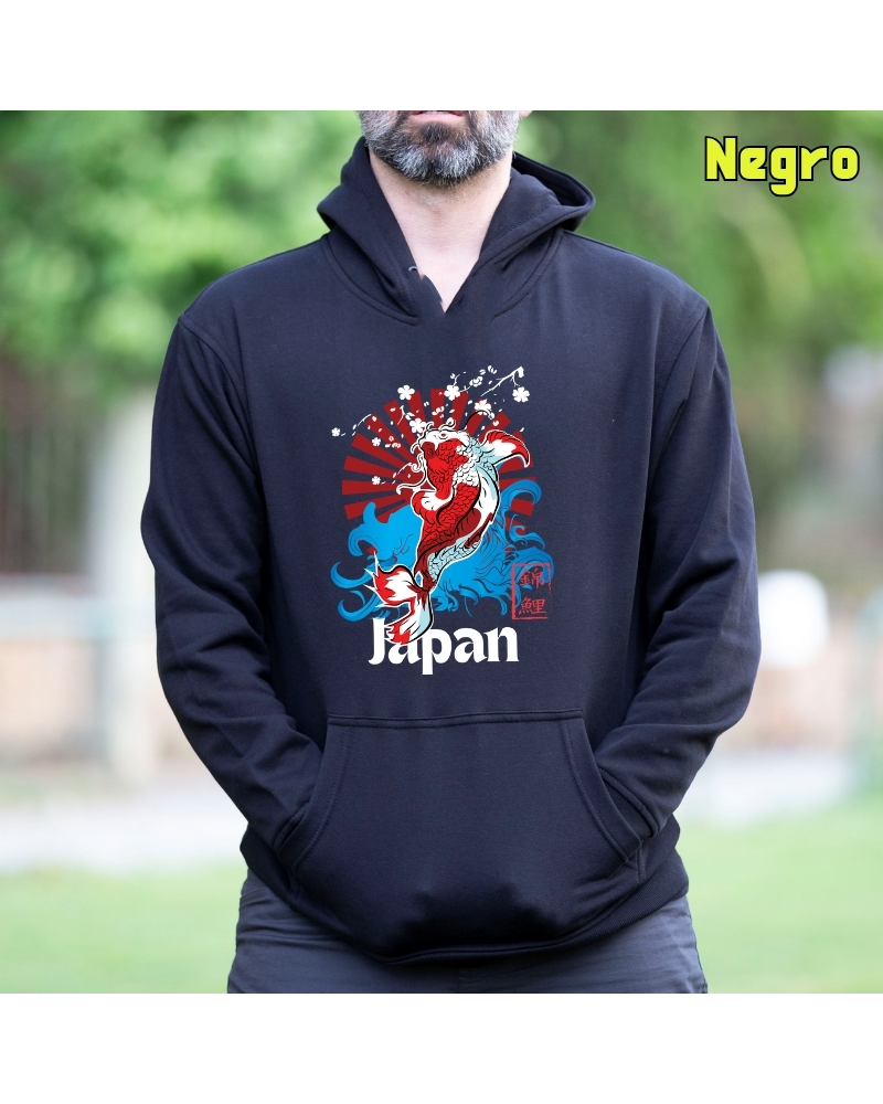 Red Japan - Sudadera Hombre Con Capucha