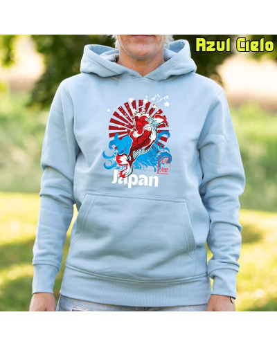 Sudadera mujer con capucha Red Japan