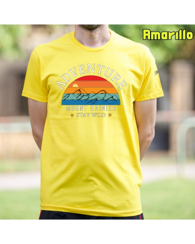 Camiseta hombre Monte Rainier - manga corta