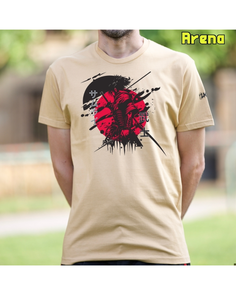 Camiseta hombre manga corta - Red Samurai