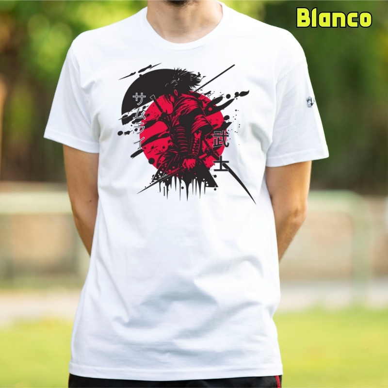 Camiseta hombre manga corta - Red Samurai
