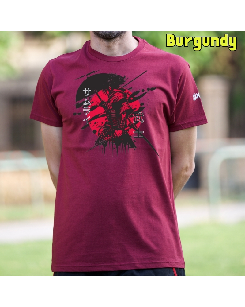 Camiseta hombre manga corta - Red Samurai