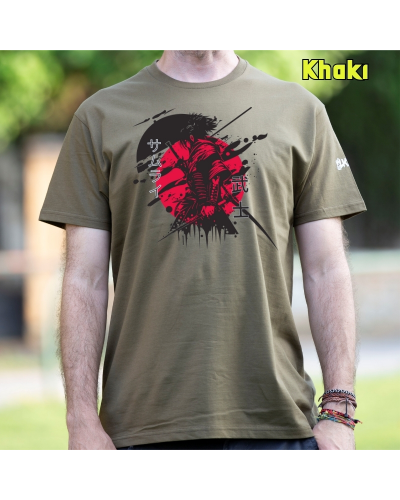 Camiseta hombre manga corta - Red Samurai
