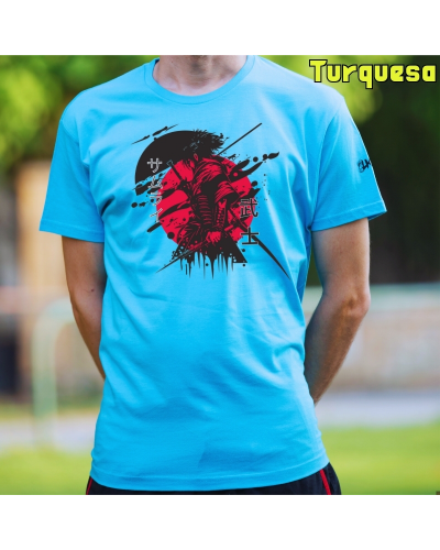 Camiseta hombre manga corta - Red Samurai