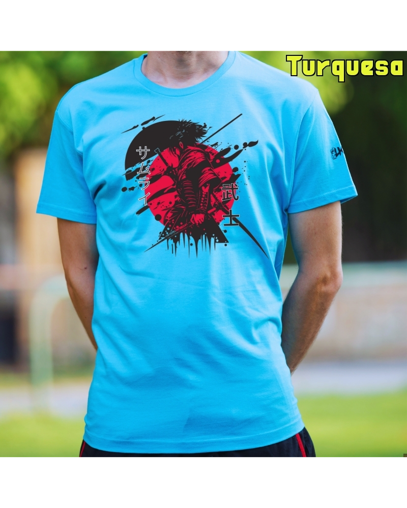 Camiseta hombre manga corta - Red Samurai