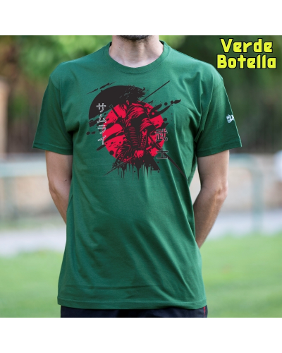 Camiseta hombre manga corta - Red Samurai