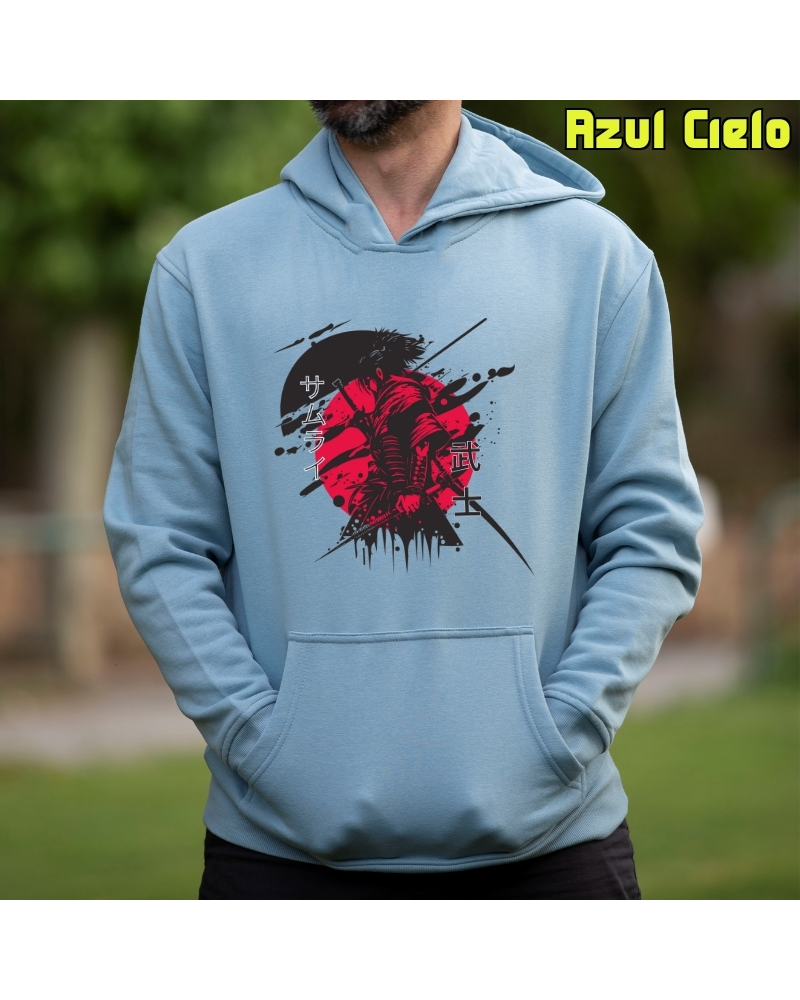Red Samurai - Sudadera Hombre Con Capucha