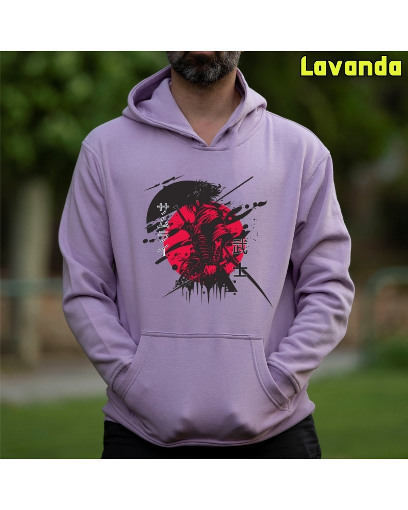 Red Samurai - Sudadera Hombre Con Capucha