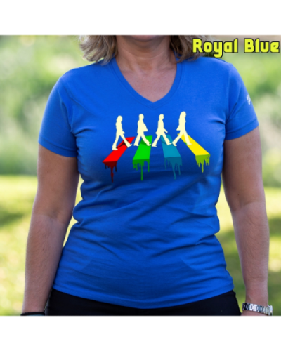 Camiseta Mujer Manga Corta-The Four RoyalBlue
