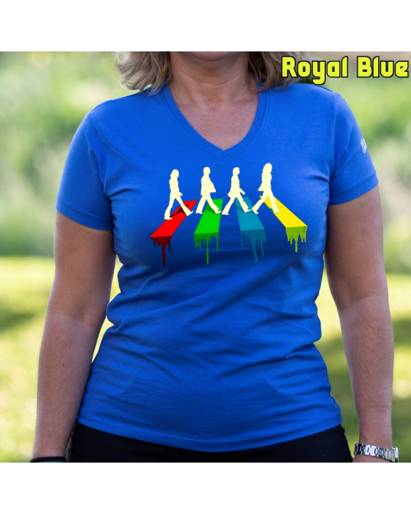 Camiseta Mujer Manga Corta-The Four RoyalBlue