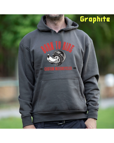 Sudadera hombre con capucha Custom Motor