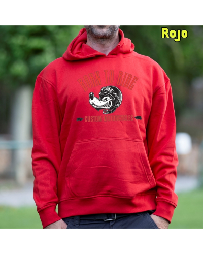 Sudadera hombre con capucha Custom Motor