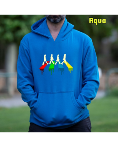 Sudadera Hombre Capucha-The Four Aqua