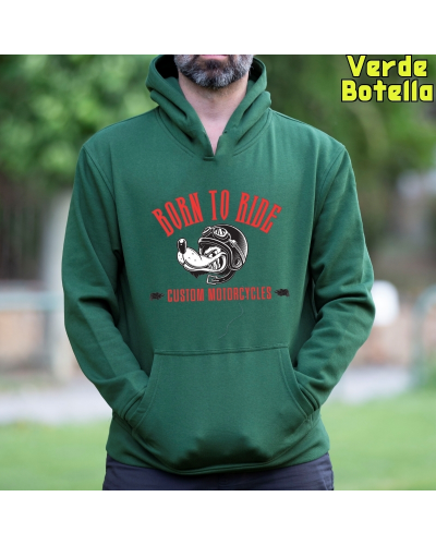 Sudadera hombre con capucha Custom Motor