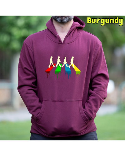 Sudadera Hombre Capucha-The Four Negro