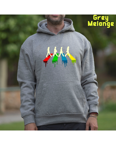 Sudadera Hombre Capucha-The Four Negro