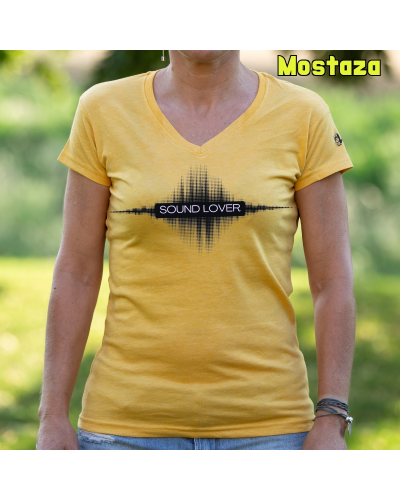 Sound Lover - Camiseta Mujer Manga Corta