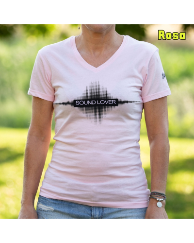 Sound Lover - Camiseta Mujer Manga Corta