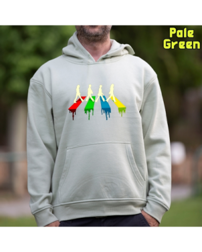 Sudadera Hombre Capucha-The Four PaleGreen