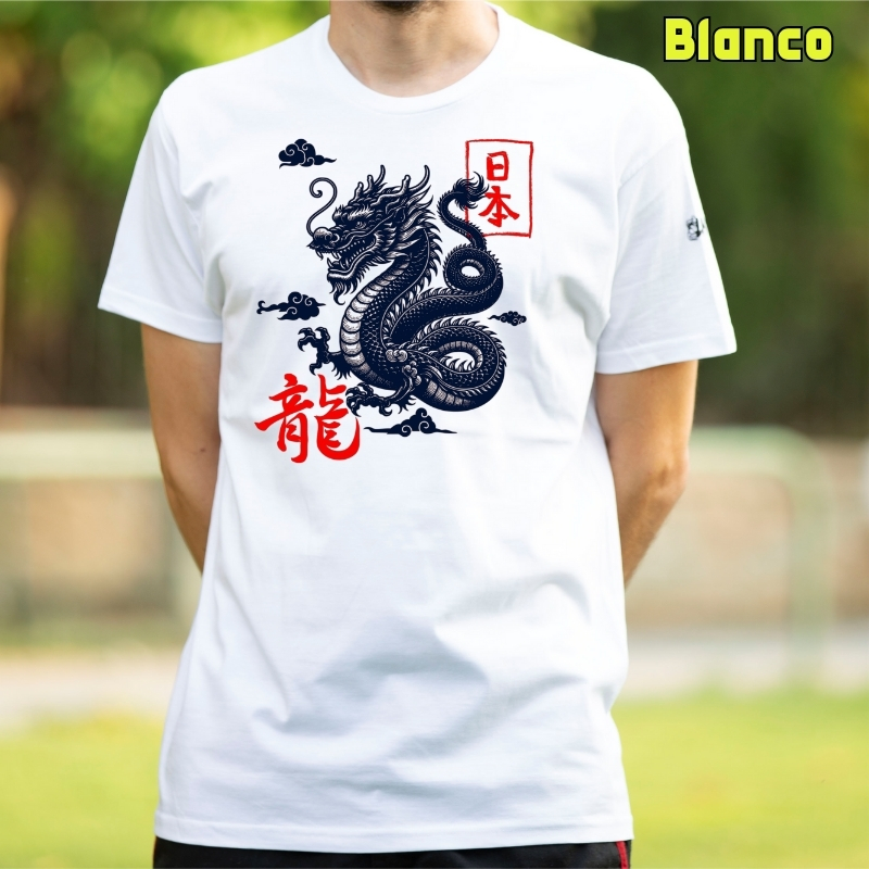 Dragón - Camiseta hombre manga corta