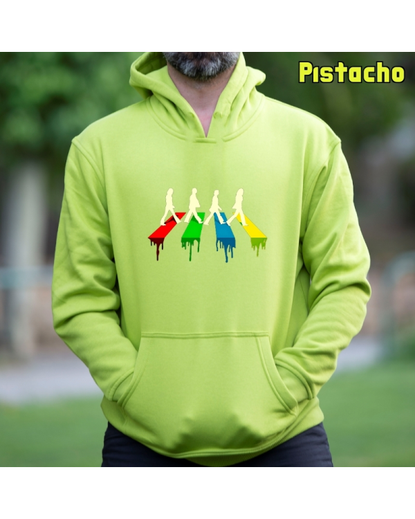 Sudadera Hombre Capucha-The Four Pistacho