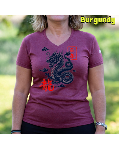 Camiseta Mujer Manga Corta - Dragon
