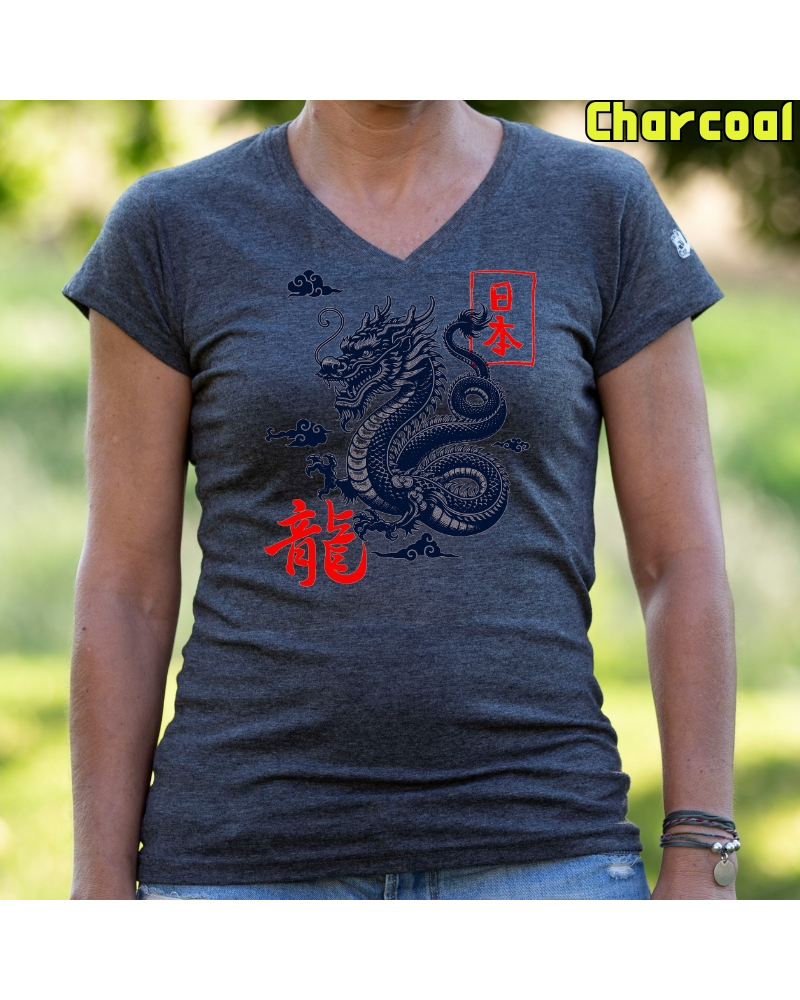 Camiseta Mujer Manga Corta - Dragon