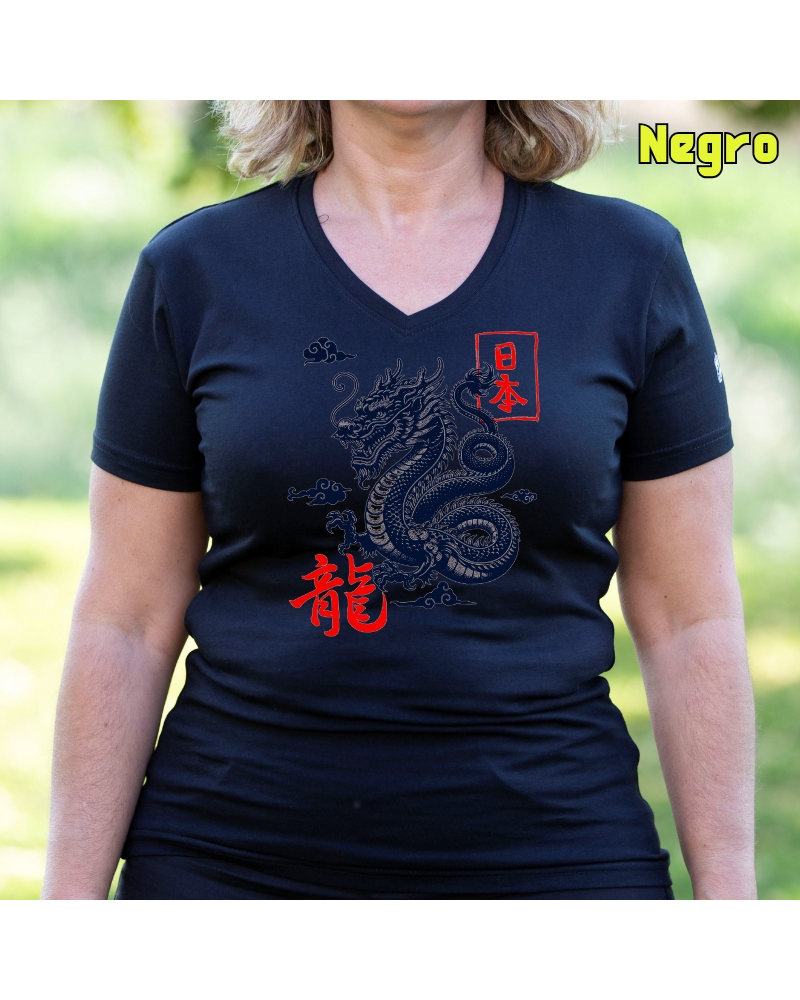 Camiseta Mujer Manga Corta - Dragon